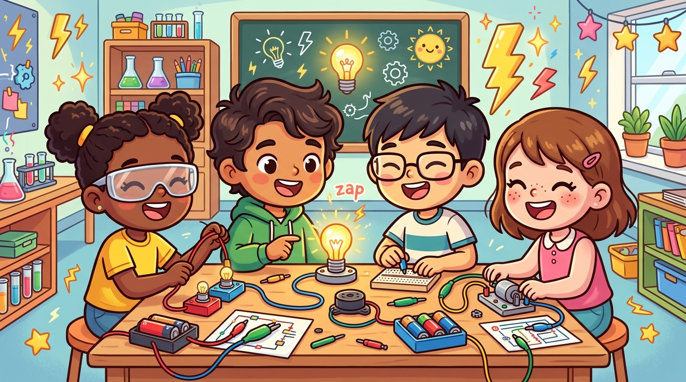 Circuit Builder for Kids: Free Interactive Electricity Game