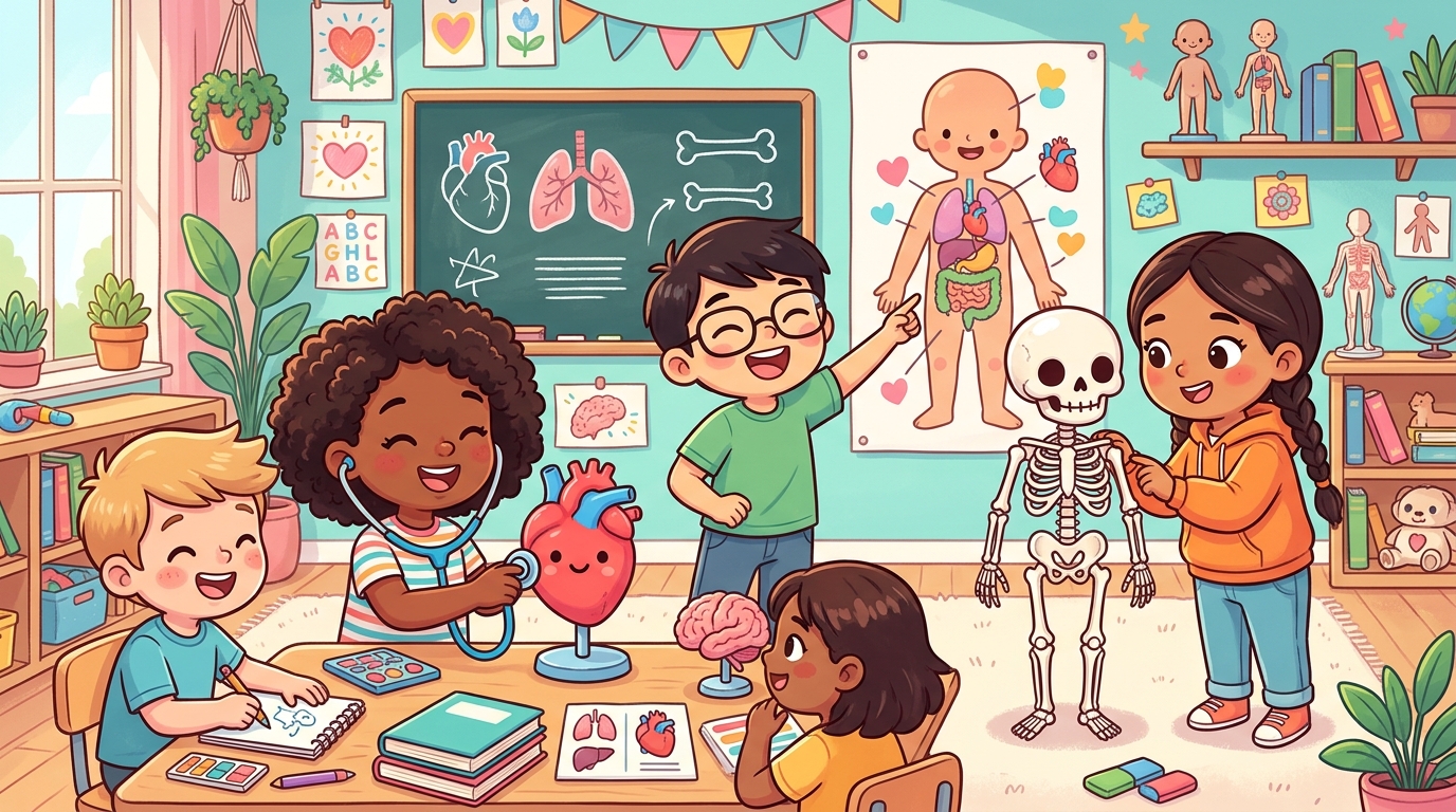 Human Body Systems for Kids: Free Activities, Experiments & Lesson Plans