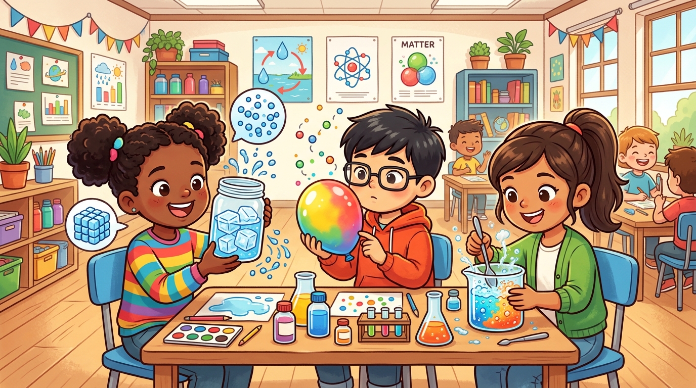 Properties of Matter for Kids: Free Activities, Experiments & Lesson Plans