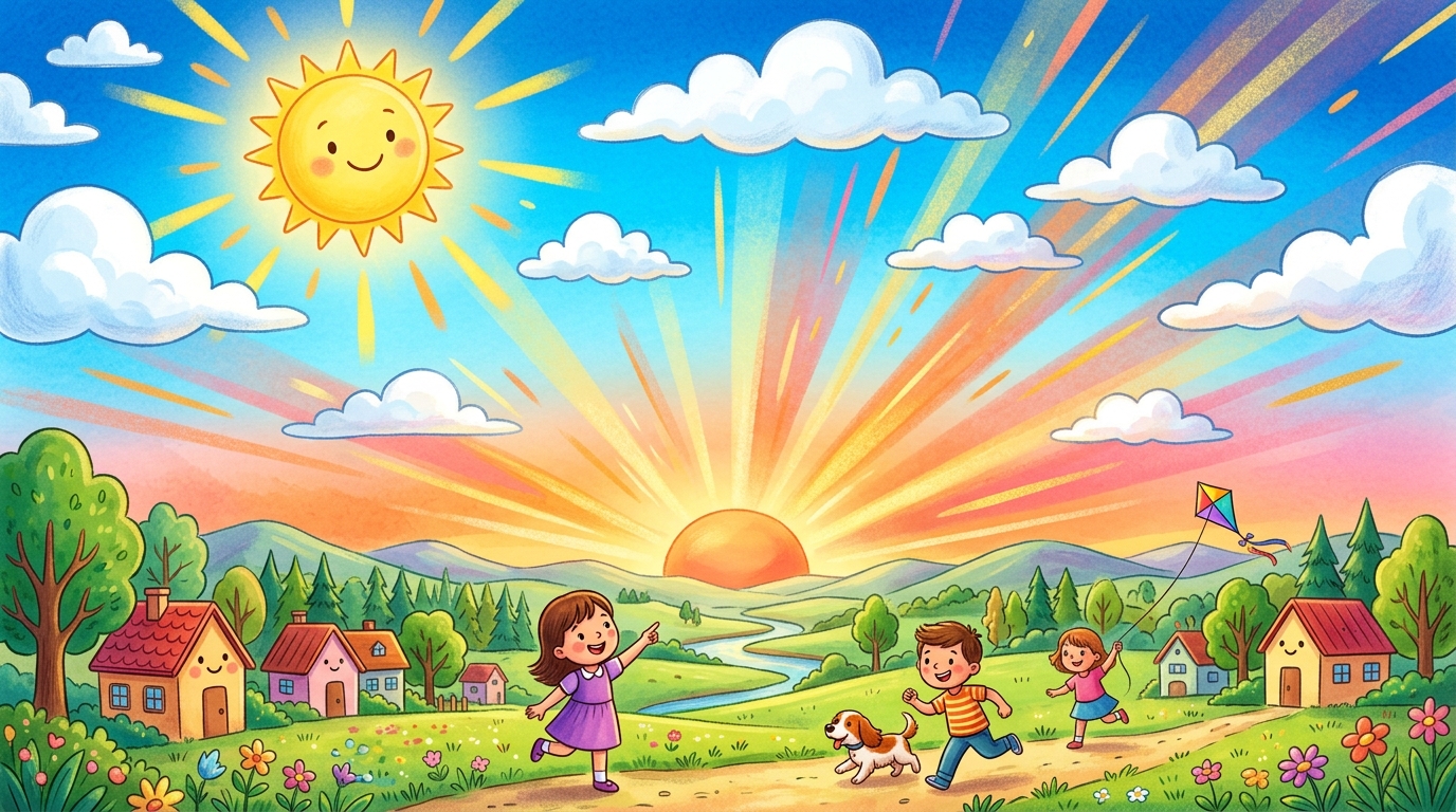 Why Is the Sky Blue (and Sunsets Orange)?