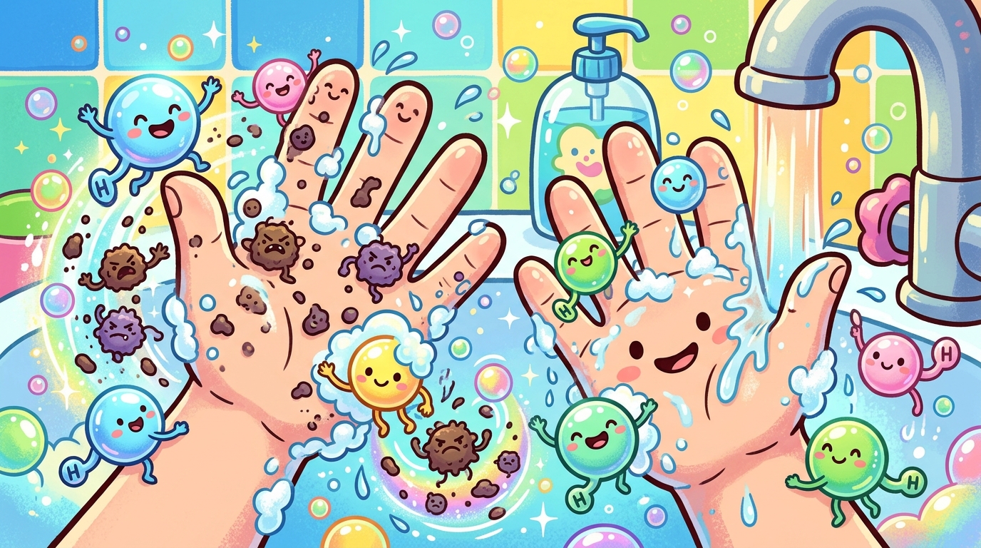 How Does Soap Actually Clean Things?