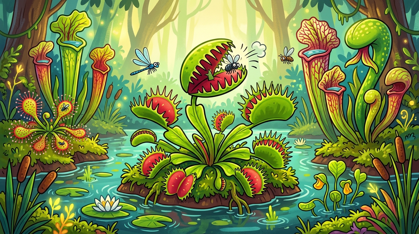 What Makes a Venus Flytrap Snap Shut?