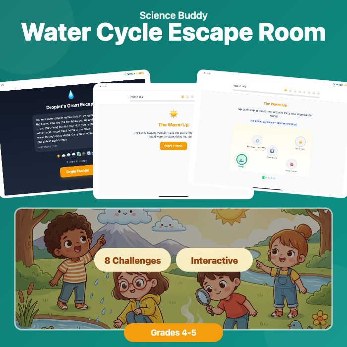 Water Cycle Escape Room preview 1